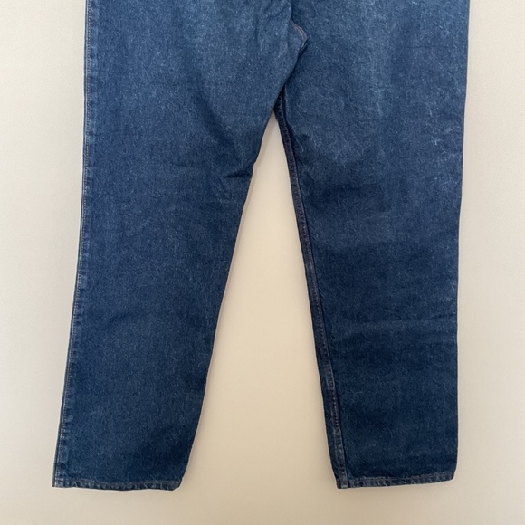 VTG Levis Two Horse Brand Leather Tab Blue Denim Jeans Mens 42 x 32 Made in USA - Picture 9 of 15